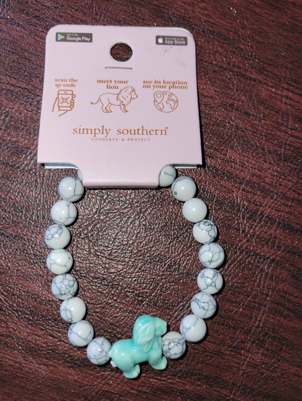 5/$25 Simply Southern Lion Tracker Bracelet Women's Kids